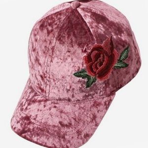 David & Young | Embroidered Velvet Cap